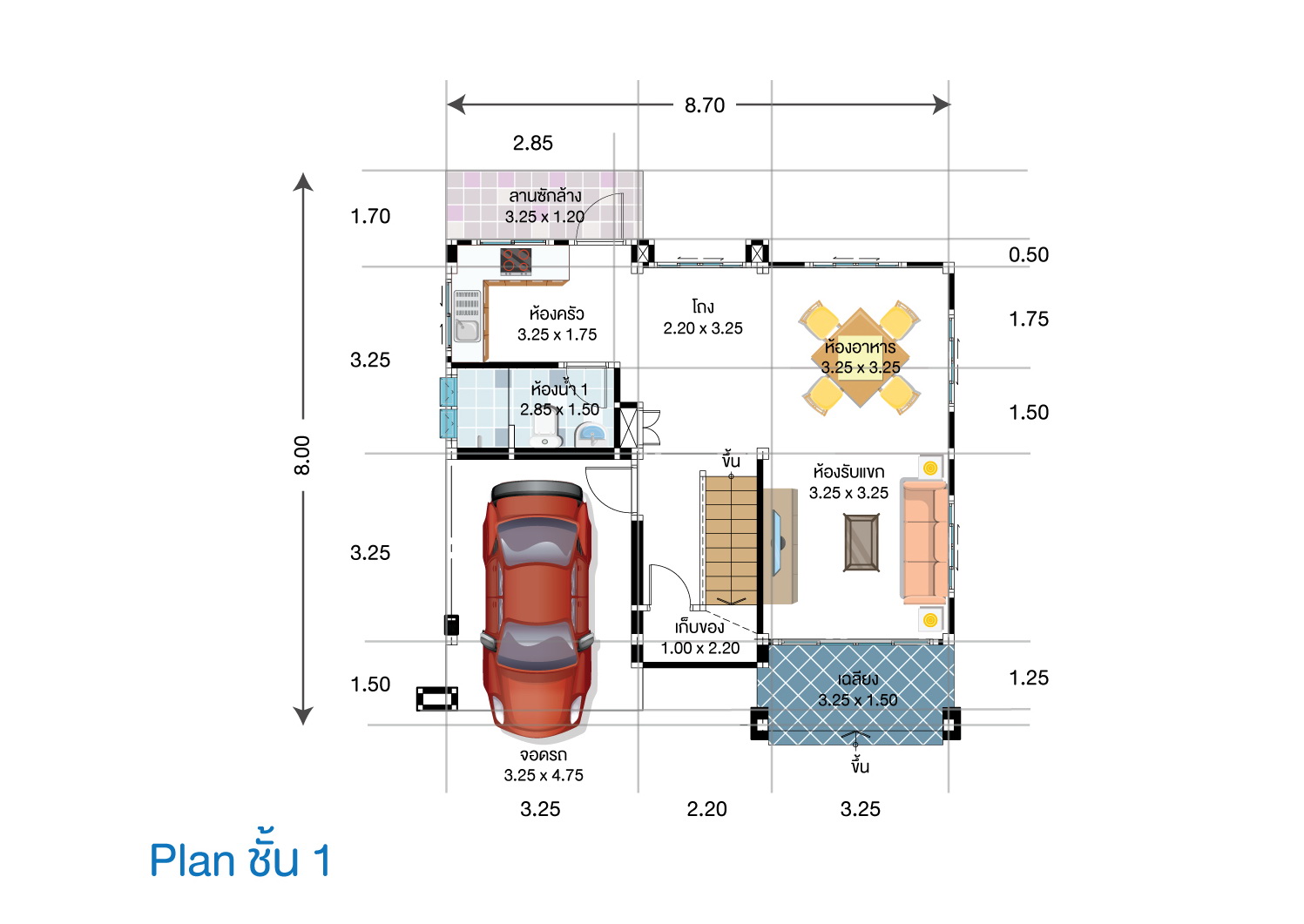 ยิ้ม 5 - 3 ชั้น